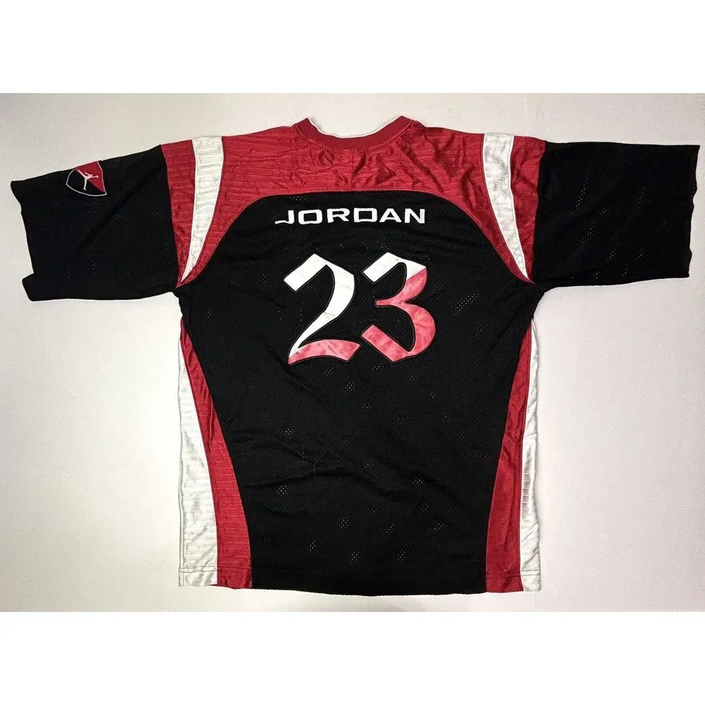 VTG‎ Nike Air JUMPMAN MENS JORDAN 23 Jersey LARGE Football Net Rugby RARE EUC